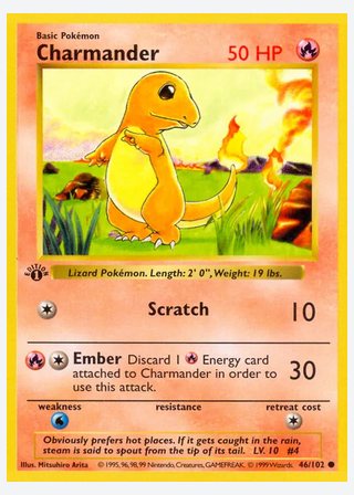 Charmander — catalogusbeeld