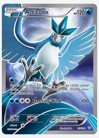 Articuno — catalogusbeeld