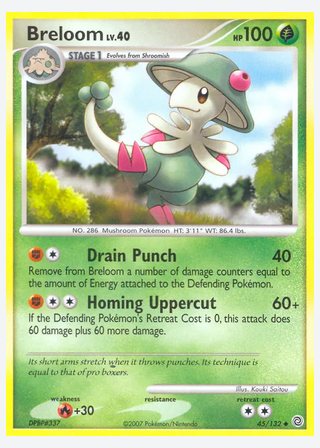 Breloom — catalogusbeeld