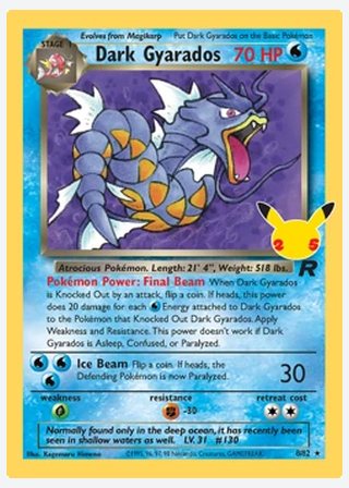 Dark Gyarados — catalogusbeeld