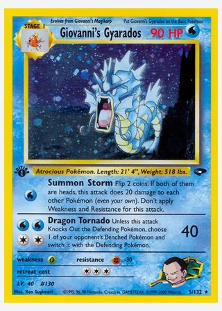 Giovanni's Gyarados — catalogusbeeld