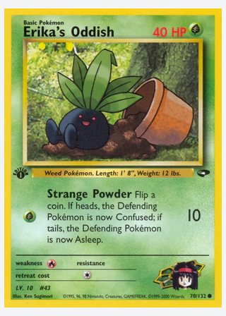 Erika's Oddish — catalogusbeeld
