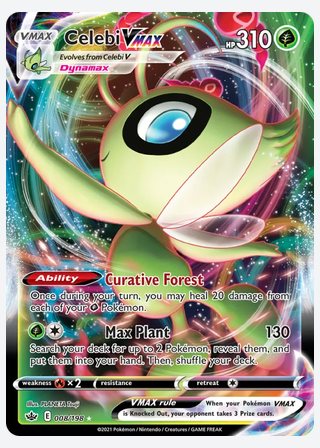 Celebi VMAX — catalogusbeeld