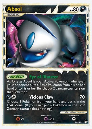 Absol — catalogusbeeld