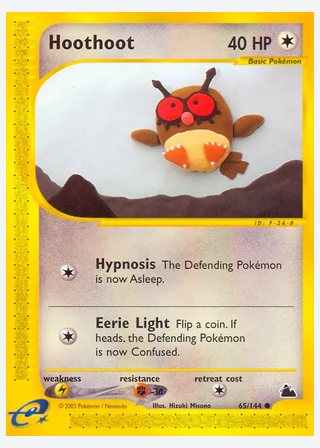 Hoothoot — catalogusbeeld