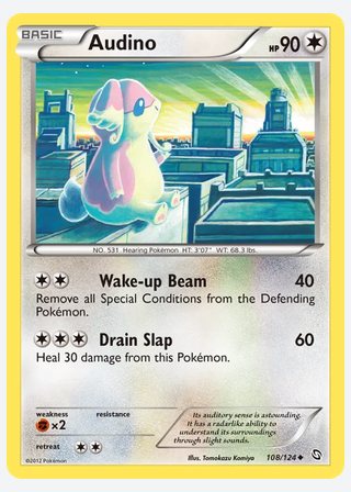 Audino — catalogusbeeld