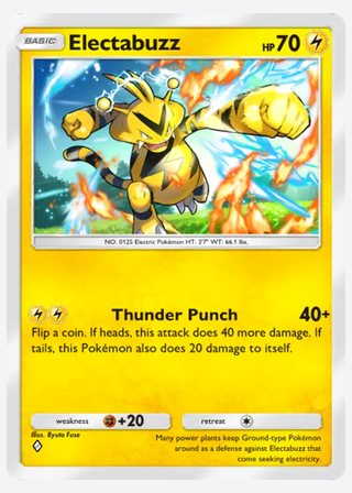 Electabuzz — catalogusbeeld