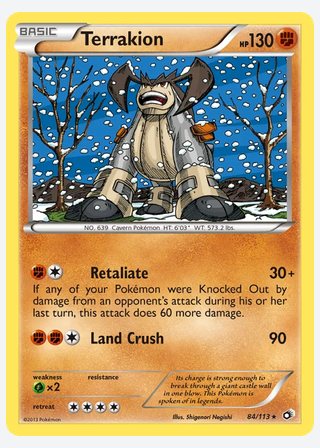 Terrakion — catalogusbeeld