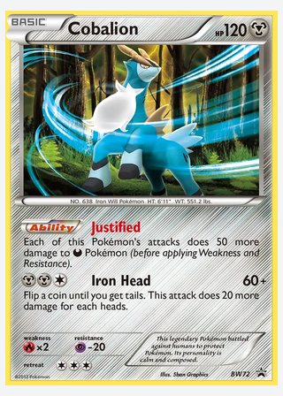 Cobalion — catalogusbeeld