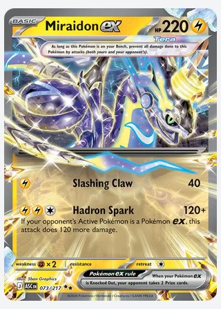 Miraidon ex — catalogusbeeld