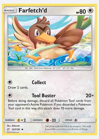 Farfetch’d — catalogusbeeld