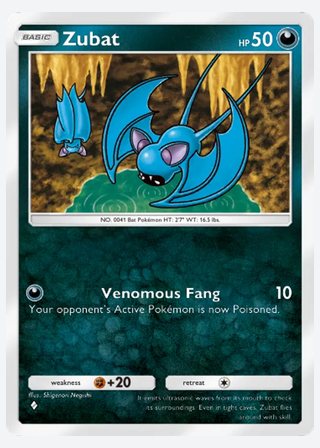 Zubat — catalogusbeeld