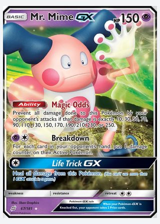 Mr. Mime GX — catalogusbeeld