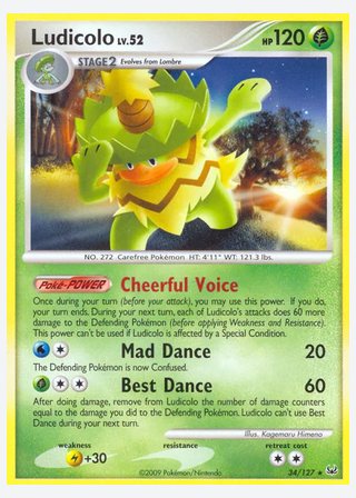 Ludicolo — catalogusbeeld