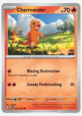 Charmander — catalogusbeeld