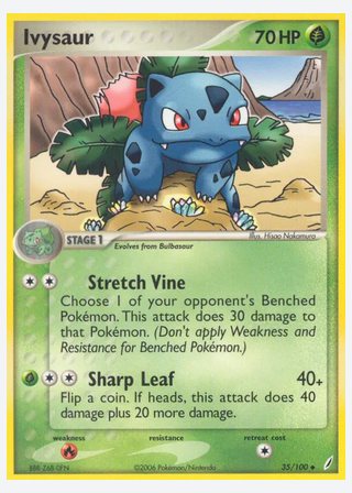 Ivysaur — catalogusbeeld