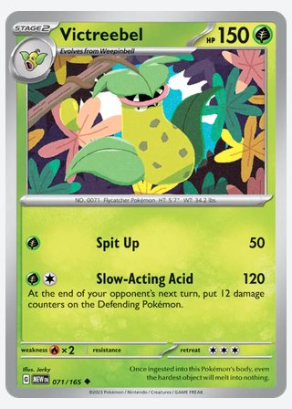 Victreebel — catalogusbeeld