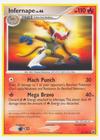 Infernape — catalogusbeeld