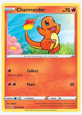 Charmander — catalogusbeeld