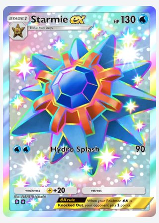 Starmie ex — catalogusbeeld