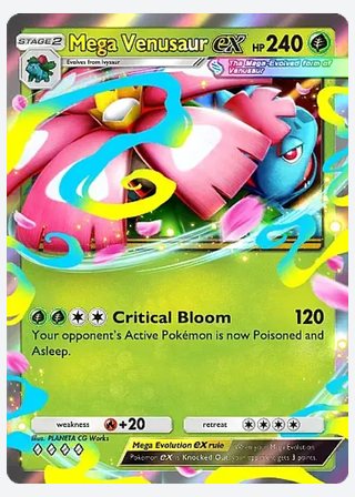 Mega Venusaur ex — catalogusbeeld