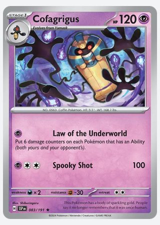 Cofagrigus — catalogusbeeld