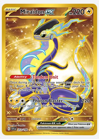 Miraidon ex — catalogusbeeld
