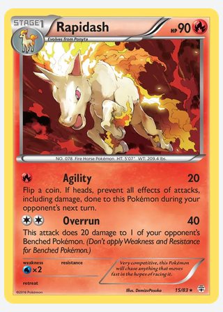 Rapidash — catalogusbeeld