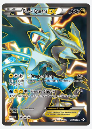 Black Kyurem-EX — catalogusbeeld