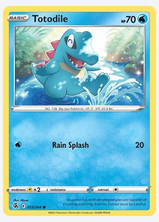 Totodile — catalogusbeeld