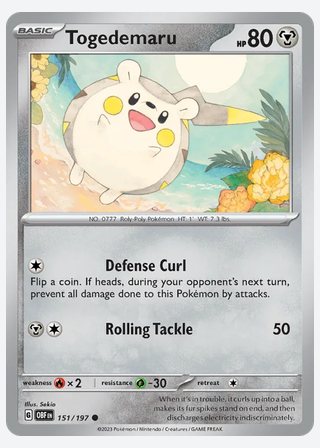 Togedemaru — catalogusbeeld
