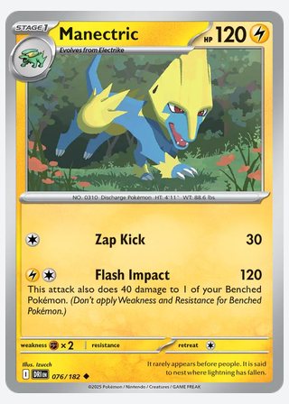 Manectric — catalogusbeeld