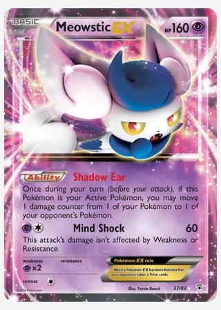Meowstic EX — catalogusbeeld