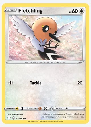 Fletchling — catalogusbeeld