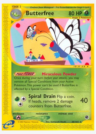 Butterfree — catalogusbeeld