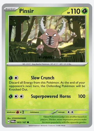 Pinsir — catalogusbeeld
