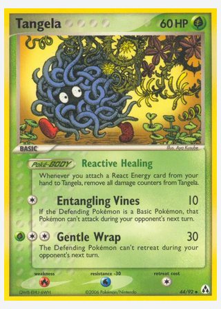 Tangela — catalogusbeeld