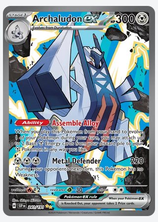 Archaludon ex — catalogusbeeld