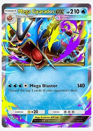 Mega Gyarados ex — catalogusbeeld
