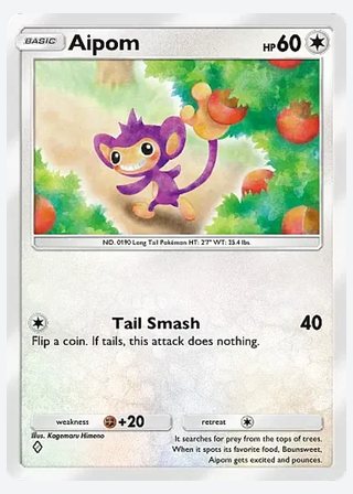 Aipom — catalogusbeeld