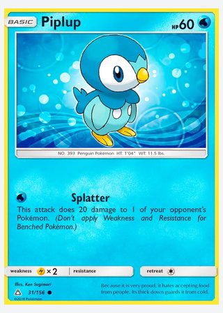 Piplup — catalogusbeeld