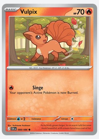 Vulpix — catalogusbeeld