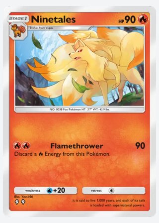 Ninetales — catalogusbeeld