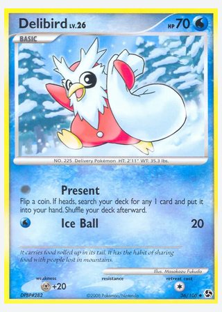 Delibird — catalogusbeeld