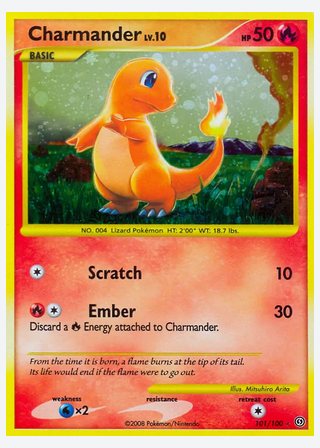 Charmander — catalogusbeeld