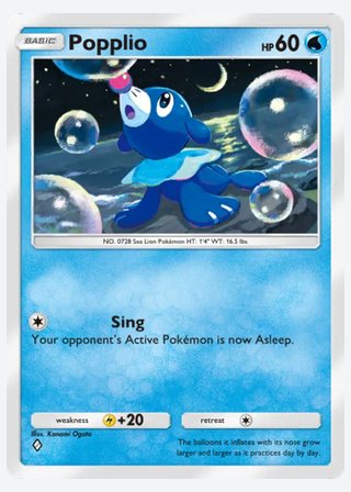 Popplio — catalogusbeeld