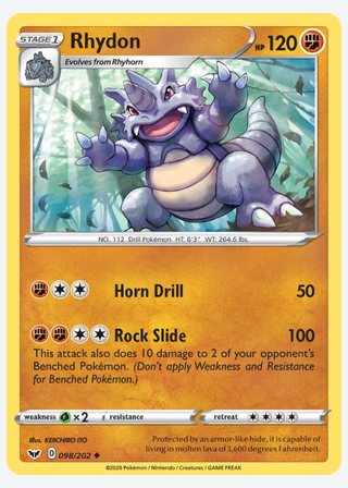 Rhydon — catalogusbeeld
