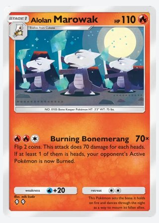 Alolan Marowak — catalogusbeeld