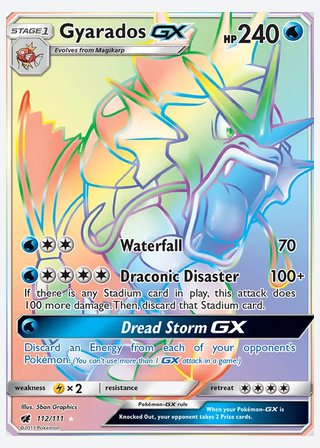 Gyarados GX — catalogusbeeld