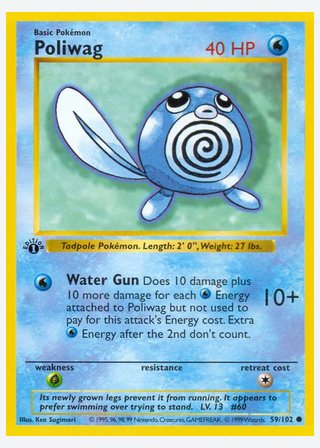 Poliwag — catalogusbeeld